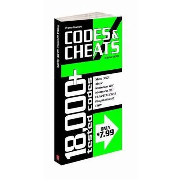 USED Book - Codes & Cheats Winter 2010: Prima Official Game Guide by Prima Games (Paperback) - english