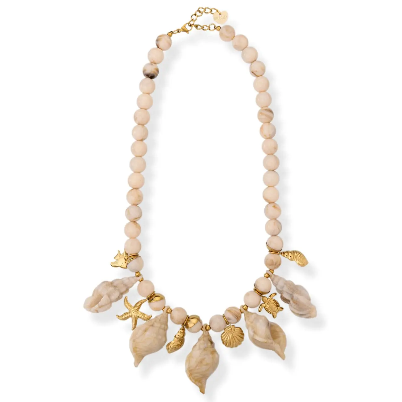 Conch Bib Necklace