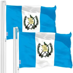 Guatemala Guatemalan Flag 3x5 Ft 2-Pack 150D Printed Polyester By G128