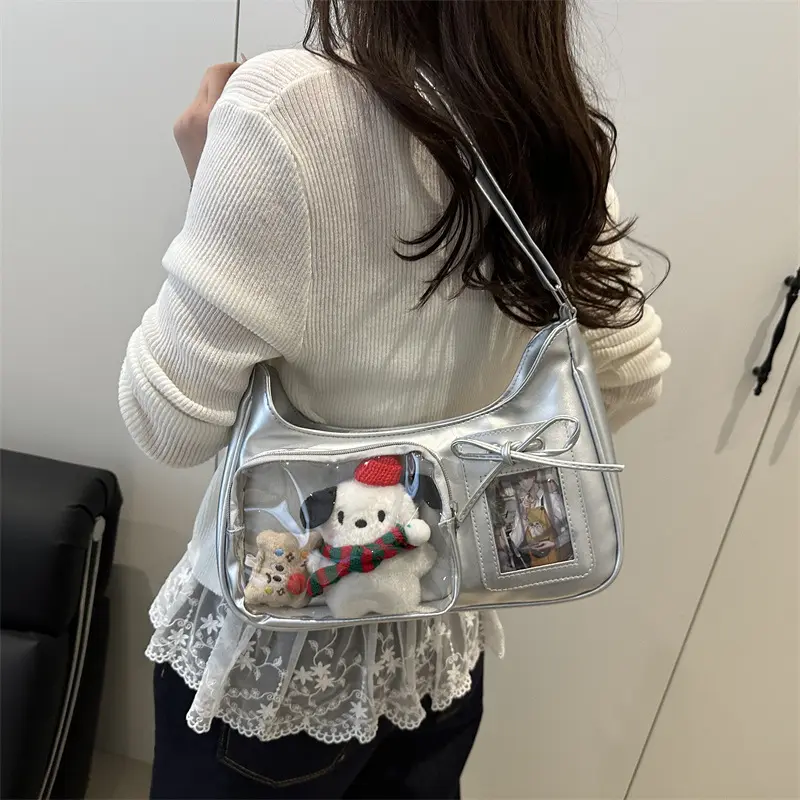 2026 Summer Arrival Women Crossbody Bag, Niche High-Quality 2D Transparent Messenger Bag, Mini Card Style Single Shoulder Bag for Daily Matching