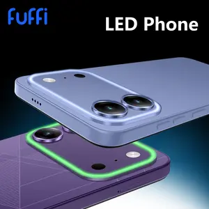 FUFFi-LED Shine Phone, 6.67 Inch Display, 5+16mp Camera, 4+64GB/32GB ROM, 4400mah Battery, Android 12.0, Dual Sim 4G Smartphone