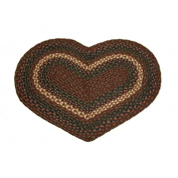 Braided Heart Rug