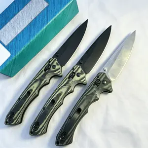 1401 Style Folding Pocket Knife, Carbon Fiber Infused G10 Non-slip Handle, Sharp Solid Blade for Daily Carry & Outdoor Camping