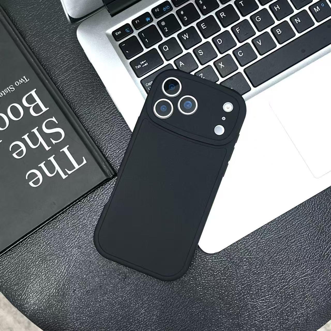 【Perfect Gift for Her/Him】Buy 1 Get 1 Free Solid Matte Silicone Phone Case, Anti-Yellowing Slim Shockproof Cover, Anti-Slip Soft Protective Case for iPhone X/XR/XS/11-17 Pro Max