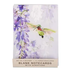 Dicksons CDSET21S Card Set Scripture Blank Hummingbirds