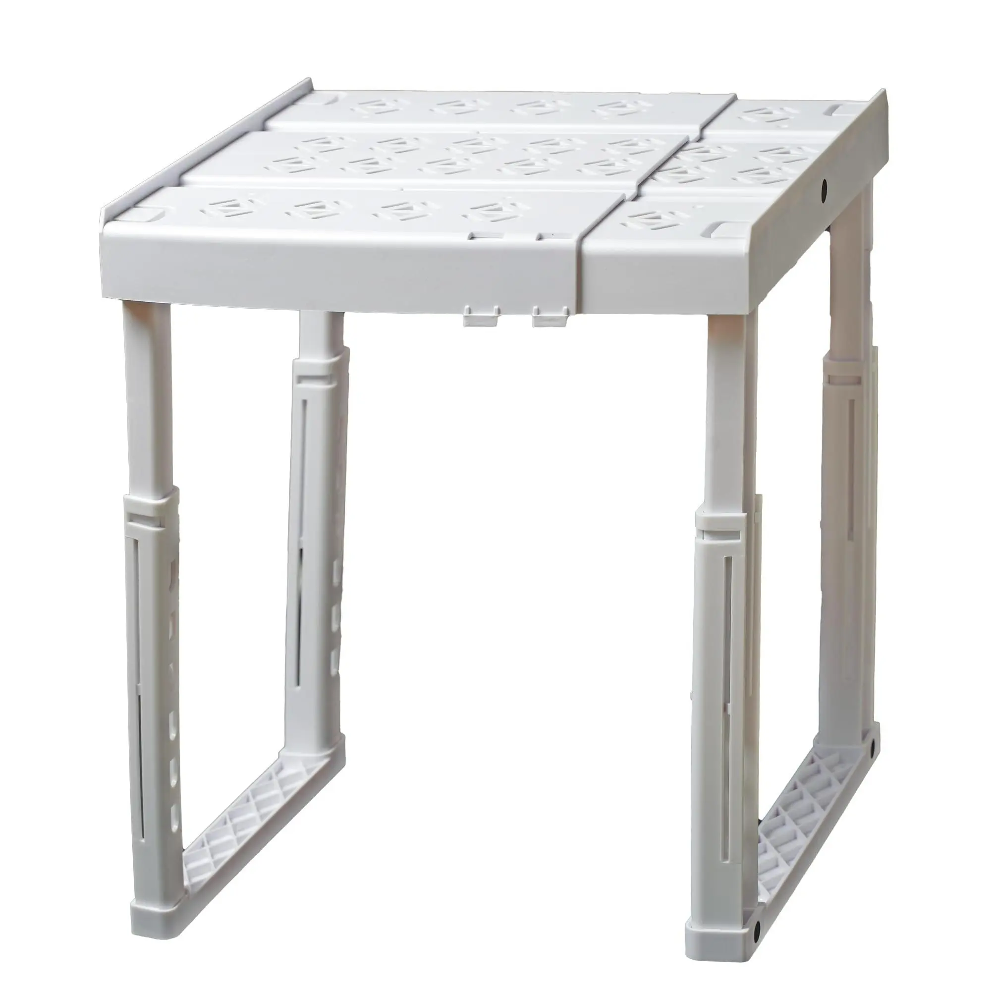 Locker Organizer Shelf, Adjustable Width And Height  Ideal For School Office Gym Lockers... (white)