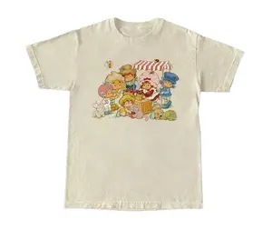 Life Is Delicious Shirt, Vintage Strawberry Shirt, Strawberry Shortcake Graphic Tee, Retro Cartoon Tshirt, Y2K Shirt Comfort Cotton