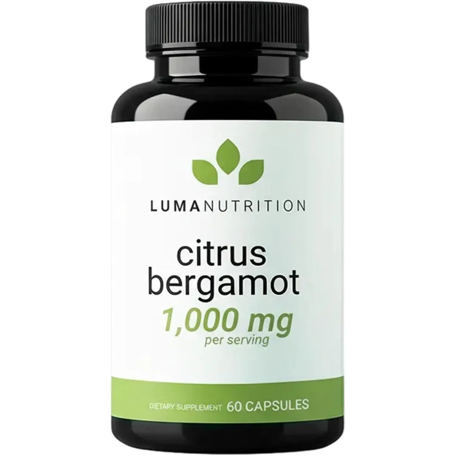 Citrus Bergamot Supplement 1000mg Heart Health Support 60 Capsules