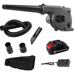 Leaf Blower with Battery and Charger, Battery Powered Leaf Blower, 2-in-1 Mini Blower &Vacuum for Lawn Care, Dust/Snow Blowing