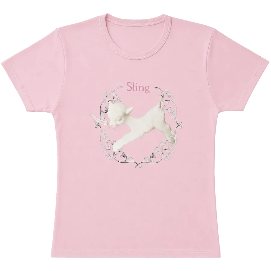 Clairo Sling Pink Graphic T-Shirt Unisex Music Merch Tee