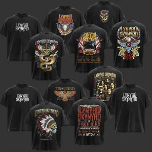 [Collection] Lynyrd Skynyrd - Americana Steer Skull Premium T-Shirt, metal band shirt, rock tour t-shirt, alternative band merch, trending t-shirt, 90s graphic tee, vintage graphic tee, grunge aesthetic merch