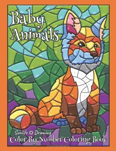 Baby Animals Color By Number Coloring Book