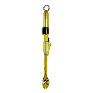 Mini Spoon sword Necklace Pendant Smooth Gold fancy coffee stir good luck pendant charm for kitchen