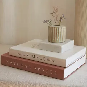 2pcs Decorative Faux Book Display Props, Bedroom Living Room Study Decoration, Hotel Front Desk Store Flower Shop Photography Tools