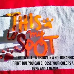 Dog pillow this is my spot decor couch, pillow