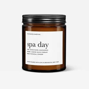 Spa Day Candle | Citrus, Floral, Jasmin, Powder