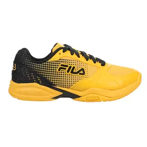 Fila Mens Volley Zone Pickleball Pickleball Sneakers Shoes - Yellow