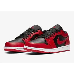 Men's Air Jordan 1 Low "Varsity Red" 553558-606 Fashion Athletic Sneaker