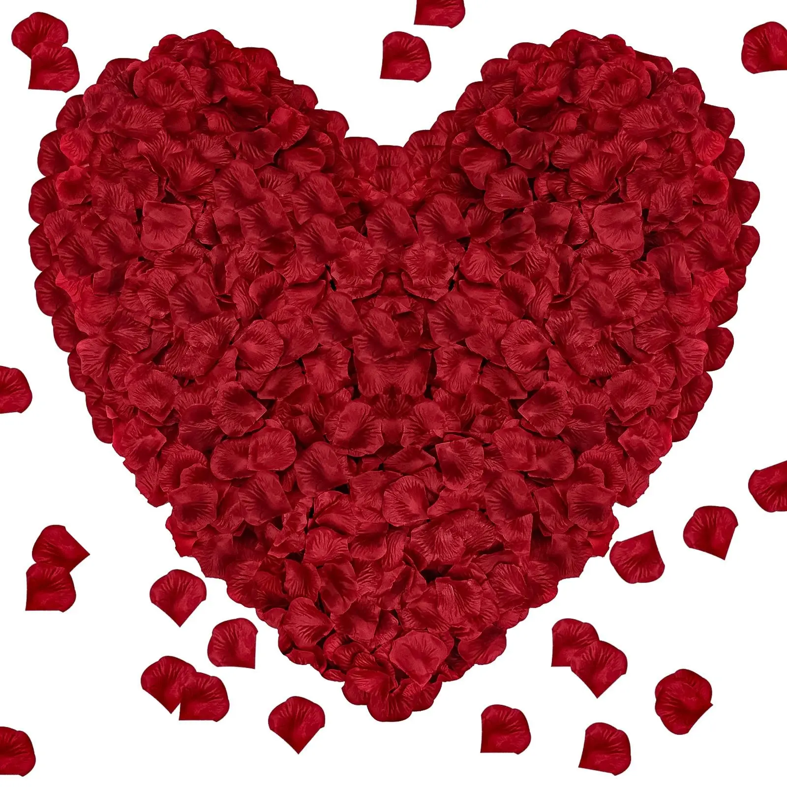 100-1000-2000-3000 Rose Petals, Realistic Silk Rose Petals, Perfect for Romantic Nights, Weddings, Proposals, Anniversary Decorations