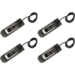 4 count Sup Split Surfer Paddle Board Fin Clip Water Separator Water Ski Board Fish Fin Clip Buckle Paddleboard Surfboard Tail Clip Surfboard Accessories