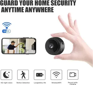 A9 Mini 1080P HD Wireless Security Camera with Night Vision, Motion Detection, Wi-Fi Remote View & 32GB Support, Indoor Outdoor Smart Home Surveillance Monitor