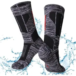 Unisex Waterproof Socks Water Resistant Socks Waterproof Breathable Hiking Wading Skiing Fishing Sock for Men Women