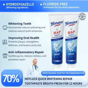 Hotluck Whitening Toothpaste: Removes Stains, Prevents Cavities, Freshens Breath, and Promotes Healthy Teeth