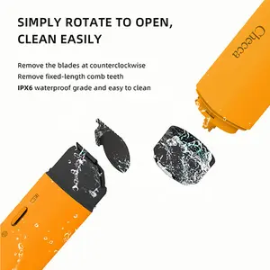 CHECCA  Bikini Trimmer for Women,Electric Shaver and Razor Rechargeable2-in-1 Body and Facial Hair Removal Double Head for Painless Trimming of Pubic Face Underarm Legs  Waterproof