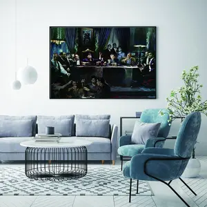 [Sale Up To 23%] Gangster Last Supper Movie Scarface Poster Decor Photo