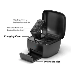 Wireless Remote Control Ring, Selfie Video Controller for Phone, Automatic Page Turner for Various APP, Mobile Remote Control, Selfie Accessories