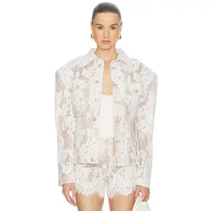 The Dolls House Chantilly Lace Jacket in White