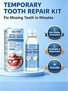DIY Moldable Temporary Tooth Repair Kit | Fix Tooth Gaps At Home
