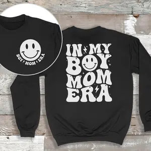 In My Boy Mom Era WHITE, Hoodie & T-Shirt Options - Mum Gift, Gift for Her, Boy Mum Gift, Gift Ideas For Mum, New Mum Gift, Gift For Mummy