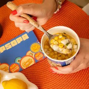 SIPSOPA Chicken Chupe – Authentic Latin Instant Soup (6 Pack) | Organic Chicken, Grade A Corn & Potatoes | Freeze-Dried, High Protein (12 G), Good Source of Potassium, No Sugar Added, No Artificial Colors. Ready in 6 minutes. Just add hot water.