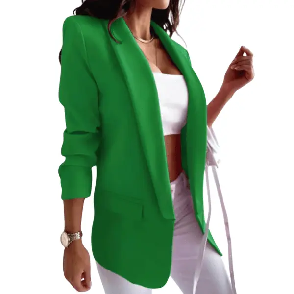 Oversized Green Blazer Jacket - Carerra