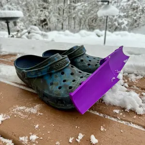 Keep Your Feet Comfortable While Removing Snow with these Plows - Shoe Charms (Set of 2) Footwear Decor