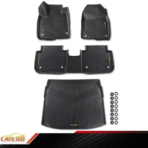 3D 4pcs Floor Mats + Cargo Liner TPE Fit For 2023-2024 Honda CR-V All Season