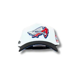 CROOKED ANGLES REMASTERED ASG w/SUEDE UV CUSTOM SILK SATIN LINING SNAPBACK WHITE/BLACK CROOKED ANGLES REMASTERED ASG w/SUEDE UV CUSTOM SILK SATIN LINING SNAPBACK WHITE/BLACK