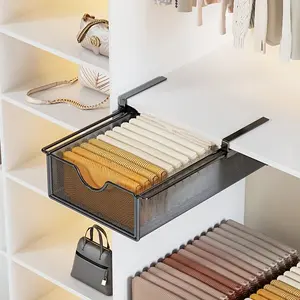 [Organizer Box Storage] Clothing and Sock Organizer Box, Pull-Out Storage, Cabinet Layered Storage, Clothes Dresser Storage, Bedroom Storage Organizer