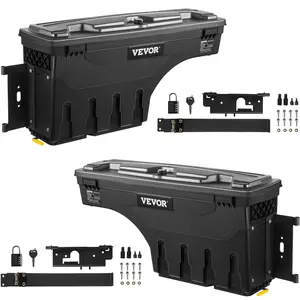 Father's Day Gift VEVOR Truck Bed Storage Tool Box for Dodge Ram 1500 2019-2021 Left and Right