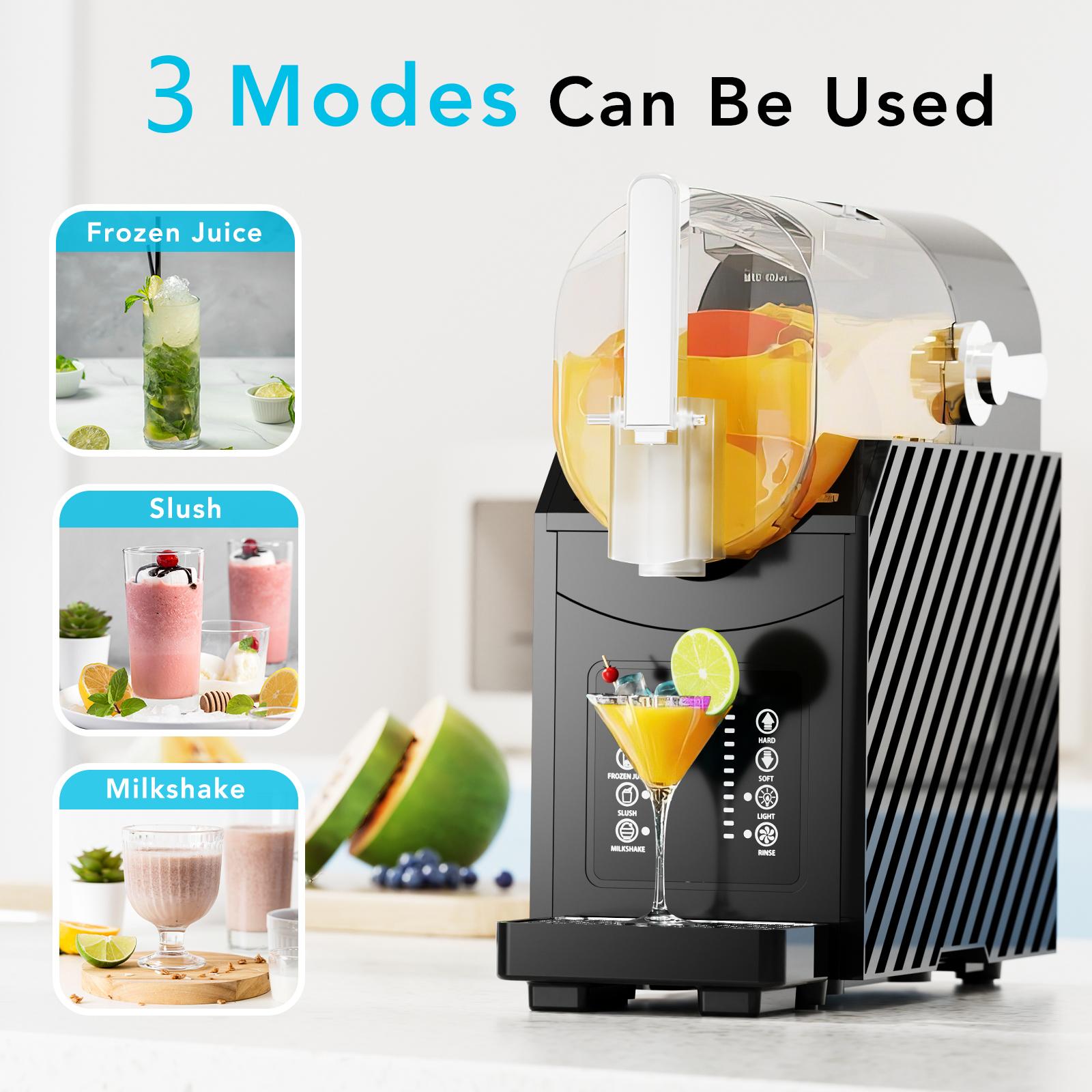COWSAR Slushie Machine with Self-Cleaning, 3 Preset Programs Slushie Maker, Professional Slushy Machine for Home, No Ice Needed Frozen Drink Maker for Margaritas & Milkshakes Smoothie