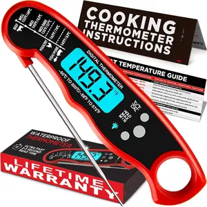 [USA Stock] -  Meat Thermometer Digital - Instant Read Food Thermometer for Cooking and Grilling Gifts for Men Valentines Day Gifts for Him Her Mom Dad