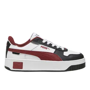 PUMA Womens Carina Street Platform Sneakers Shoes Casual - Black, Red, White