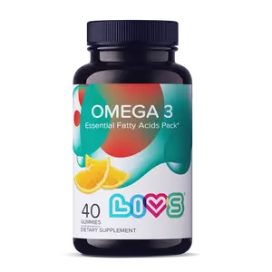 LIVS Omega 3 Gummy Vitamins - Original Product with No Added Flavorings or Colors