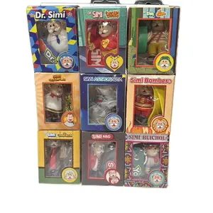 Dr. Simi OG Llavero Keychain - Character Figure in White Outfit, Blue Shirt, Featuring Classic Design Elements