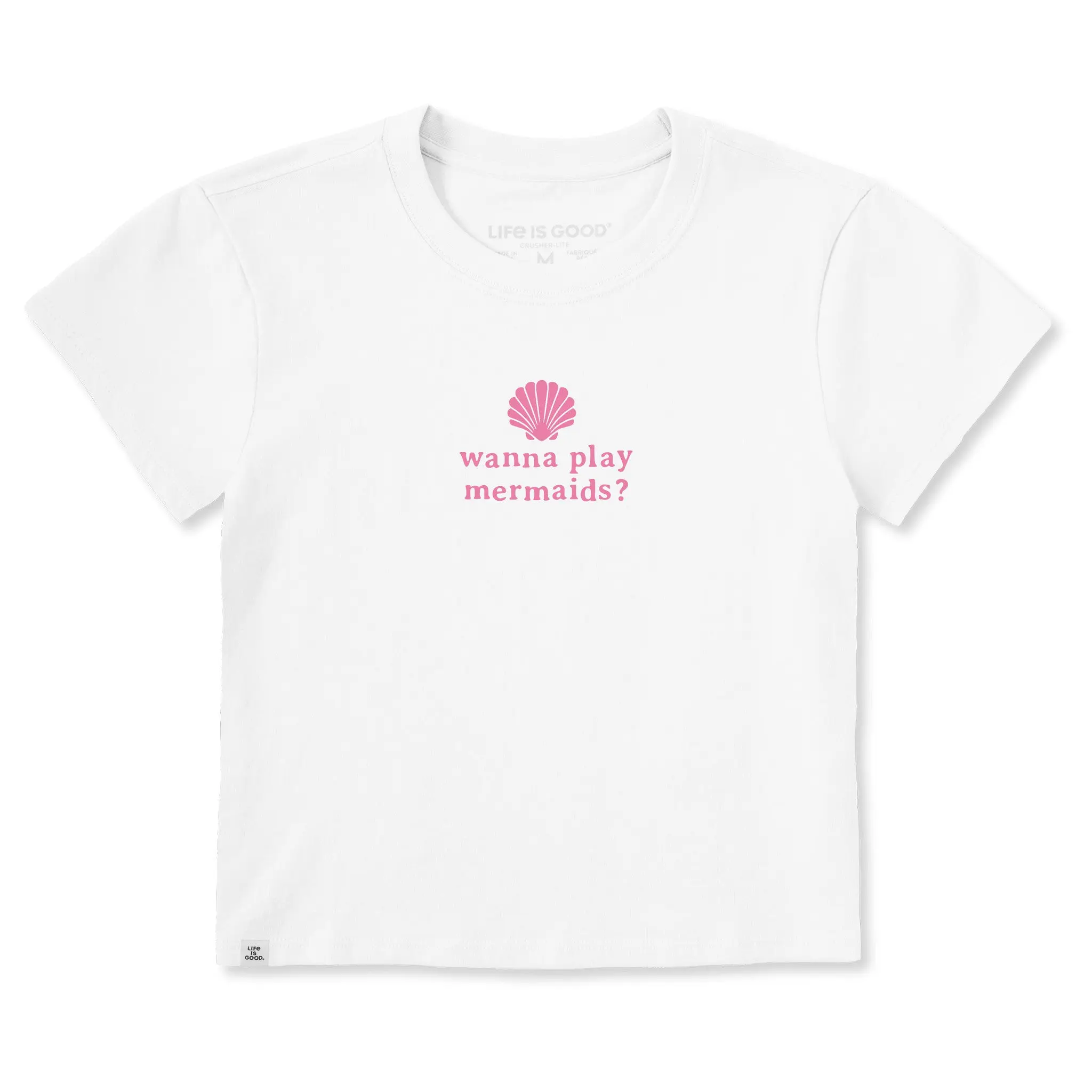 Women's Wanna Play Mermaids? Crusher-LITE Shrunken Tee