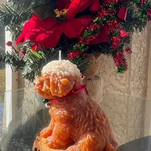 Puppy candle