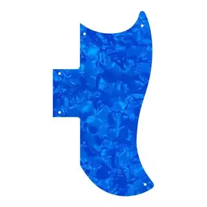 Gibson SG 61' Reissue Half Face Pickguard - 4-Ply Dark Blue Pearl