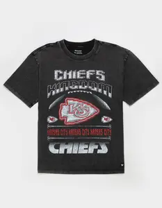THE WILD COLLECTIVE Kansas City Chiefs Kingdom Mens Washed Boxy Tee