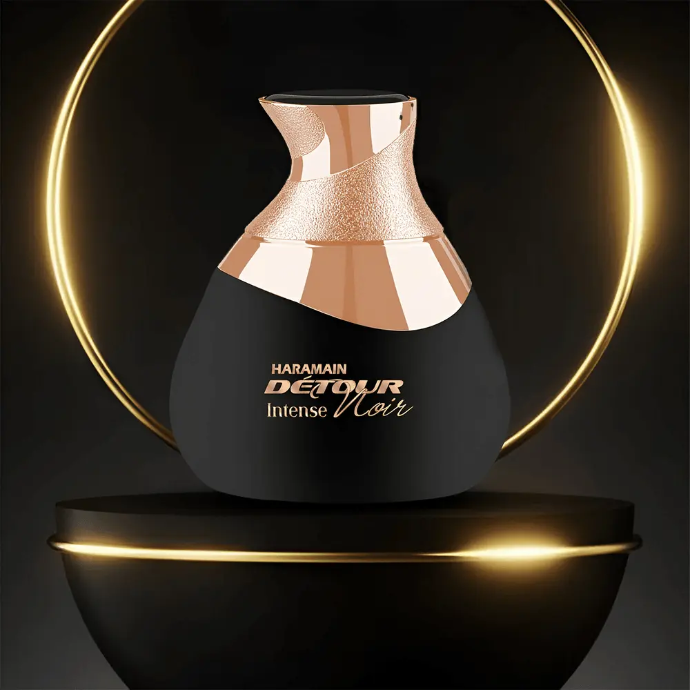 Al Haramain Detour Noir Intense is a bold unise